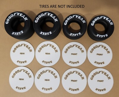 1/12 Beemax Platz Lotus 99T Goodyear Eagle Tyre Tire Stencils Templates