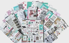 Crate Paper  "Snow & Cocoa"  12 x 12 Paper & Embellishments  [Save 65%] Set b