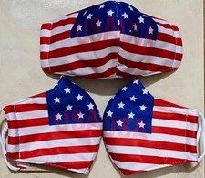 American Flag Cotton Face Mask Washable