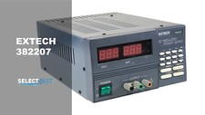 EXTECH 382207 PROGRAMMABLE 0-30V, 0-3A POWER SUPPLY LOOK REF.: G