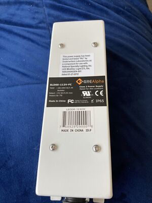 Gre Alpha Leddr 12-60w  transformer for wet locations IP 65, 9.5  X 3 