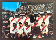 Teofilo Cubillas Signed Newspaper Cut 1970 World Cup Peru Team Inscription Auto