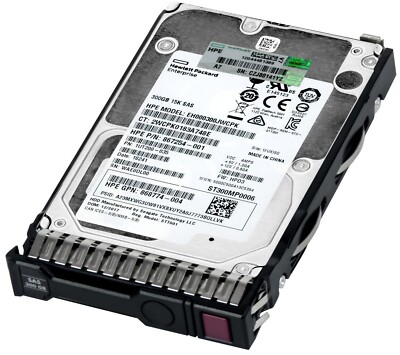 FESTPLATTE HPE EH000300JWCPK 867254-001 300GB 15000U/min 256MB SAS-3 2.5'' Zoll