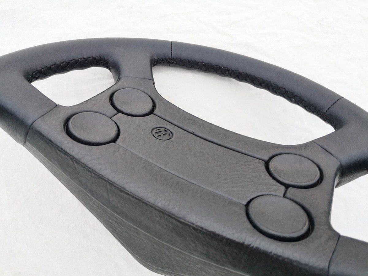VW Golf MK2 GTI Leather Steering Wheel Euro Spec Jetta Caddy