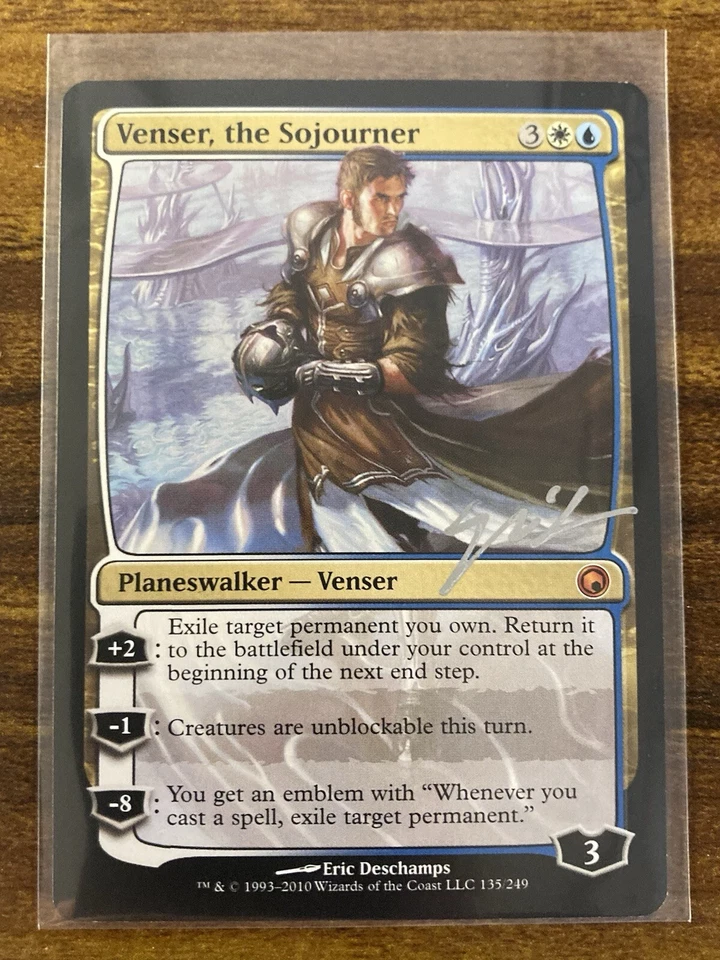 MTG✨Signed VENSER, THE SOJOURNER Artist Proof w/SKETCH✨SO-Mirrodin MINT Mythic - Image 2 of 4