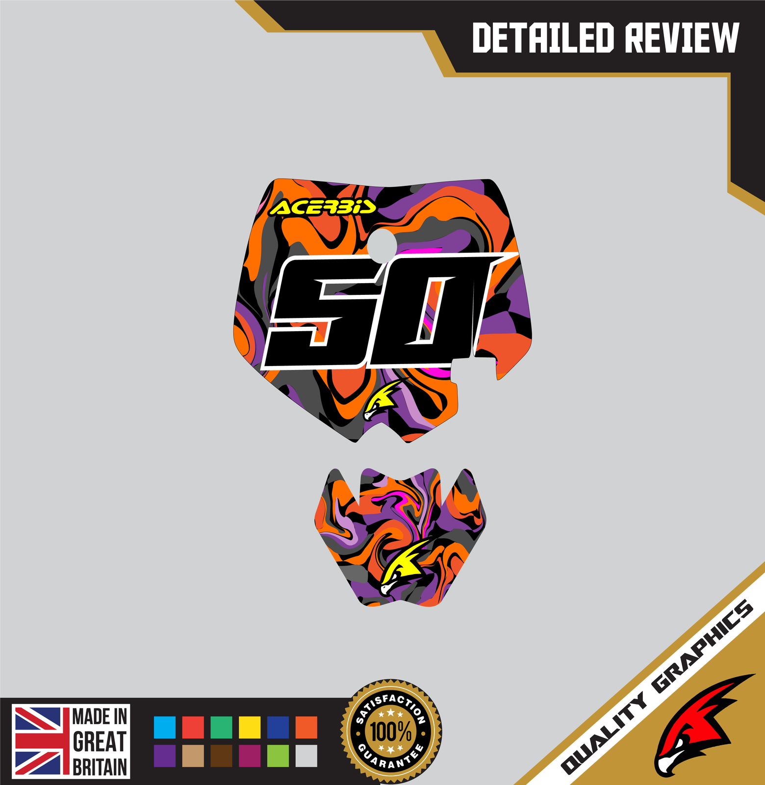 KTM SX50 50SX 2002 2008 Motocross Graphics MX Decals Kit Filter eBay