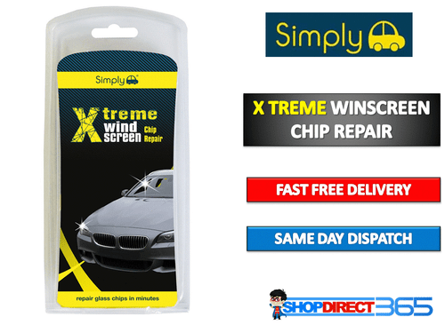 SIMPLY WINDSCREEN REPAIR KIT Car Crack Premium & DIY Chip Windshield Glass-XWCK1
