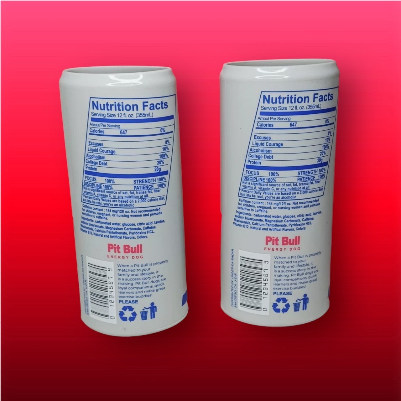 2-pack silicone beer can covers - hide a beer for 12oz (355mL) slim/skinny cans 