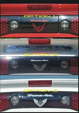  TAIL LIGHT FILLER PANEL DECALS  FITS PONTIAC TRANS AM 93-02 