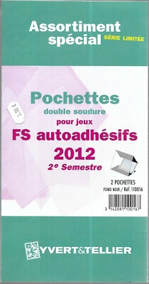 YVERT ET TELLIER SUPER PROMO HAWID TASCHEN FÜR FS SELBSTKLEBEND JAHR 2012/2.