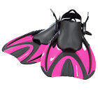 Snorkel Master Adult Hot Pink Swimming Snorkeling Fins