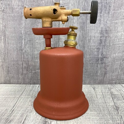 Clayton & Lambert Vintage Blow Torch Brass Hand Pump Torch Restored Tool USA