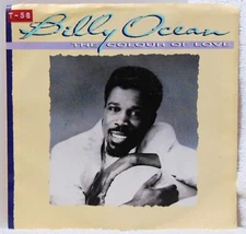 Billy Ocean–The Colour Of Love- 1988 Jive - 7" 45RPM Single + Pic Sleeve NM