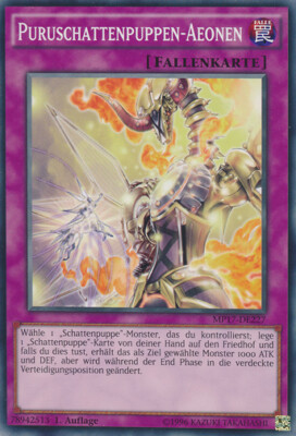 Yugioh MP17-DE227 - Puruschattenpuppen-Aeonen - 1. Auflage