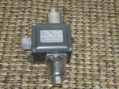 United Electric Differential Pressure Control/Switch J21KD 7865 PSID 0-90 - Picture 3 of 11