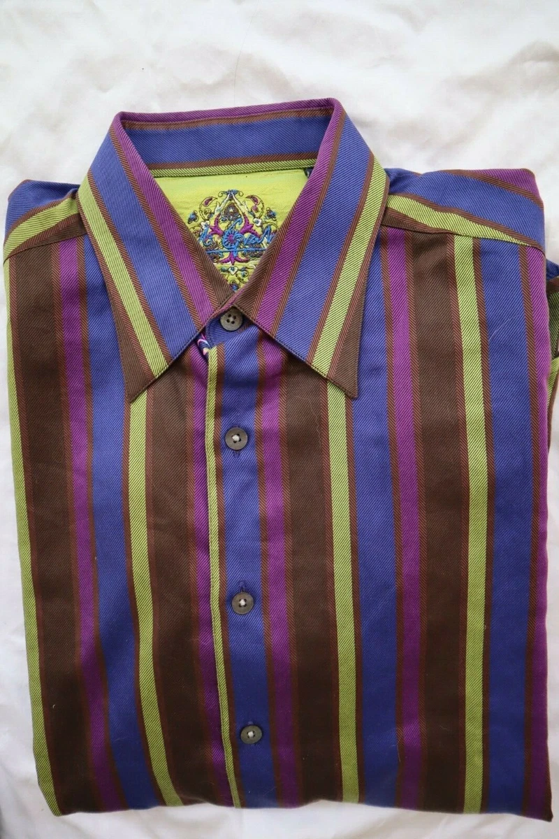 lime green and purple shirt