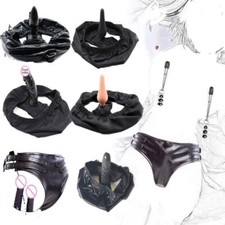 Chastity Pants with Dildo Plug Butt Anal Plug Chastity Underwear Couple Sex Toys