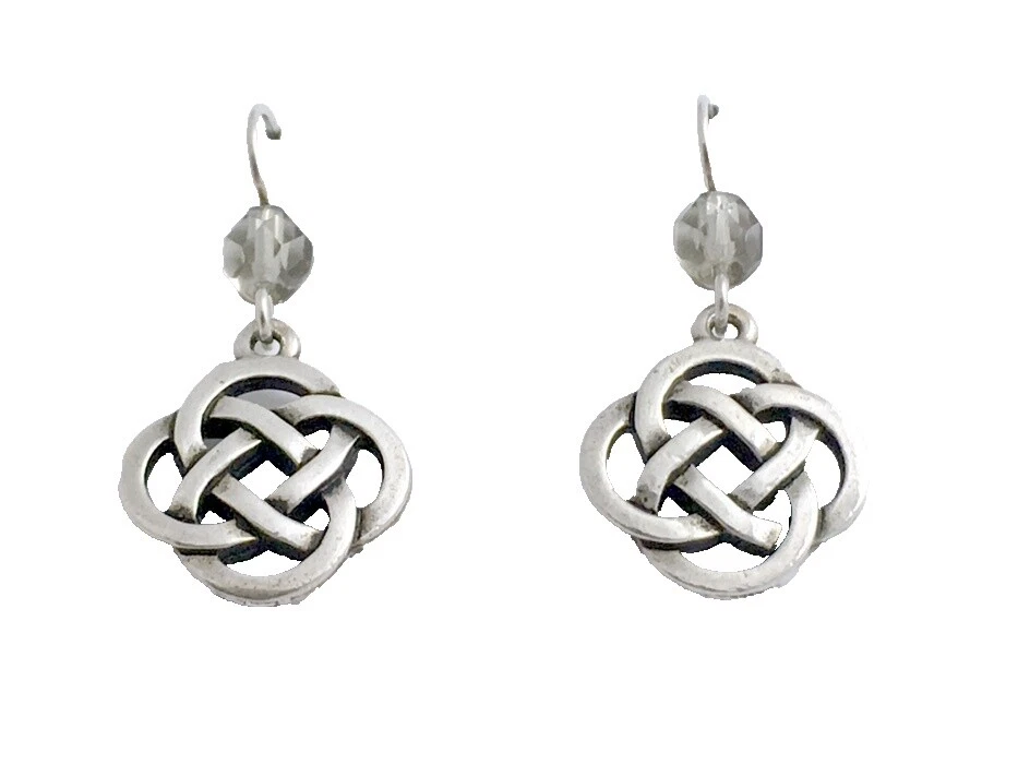 Araña de Peltre Cristal Pendientes de Moda