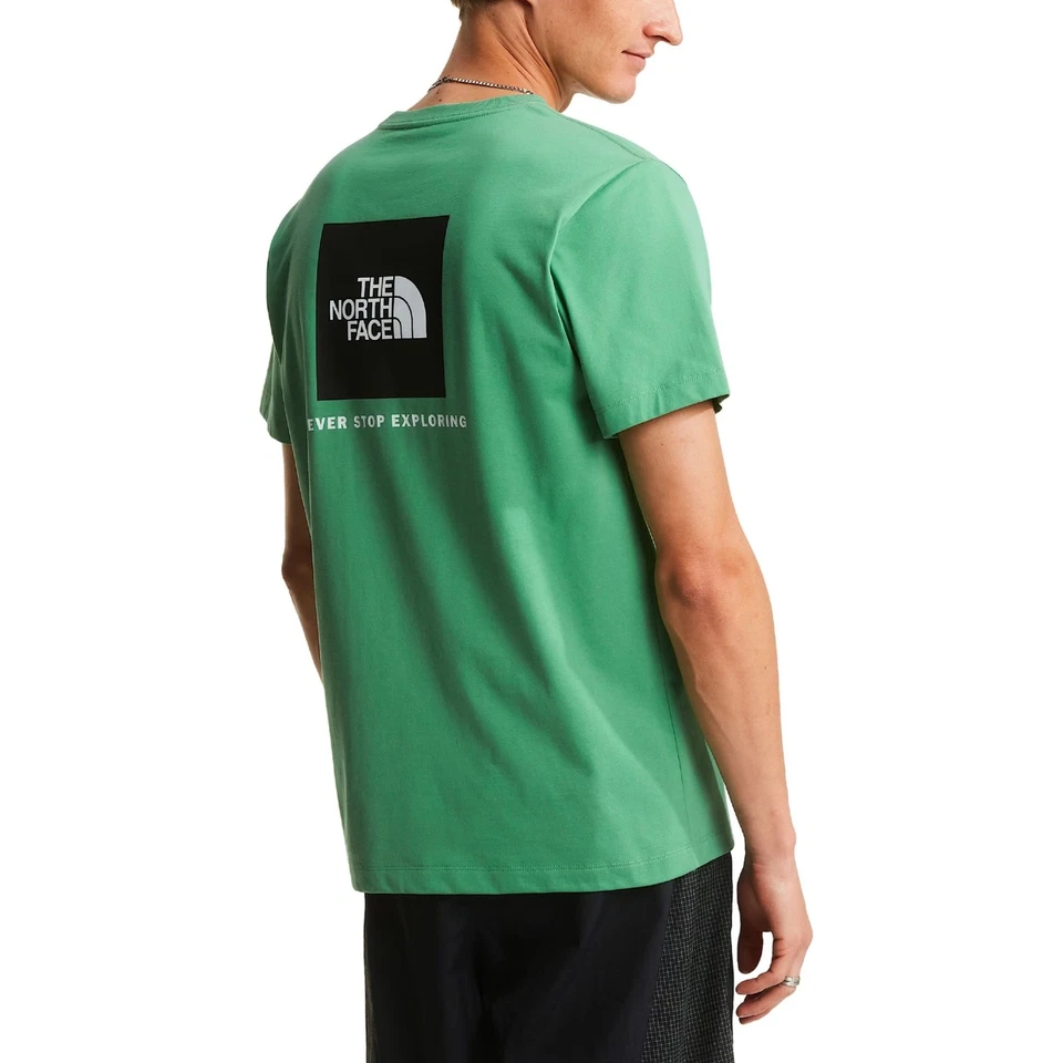 The North Face - Camiseta manga corta para hombre Evolution NSE Box, código verde... - Imagen 2 de 4