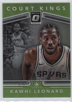 2017-18 Panini Donruss Optic Court Kings Lime Green Prizm /149 Kawhi Leonard 7xr