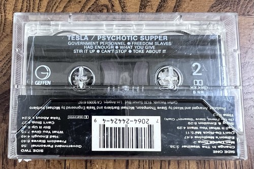 Tesla / Psychotic Supper / Cassette Tape / 1991 - Geffen Records - GEFC-24424 - Picture 2 of 5