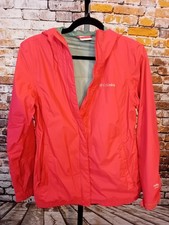 Columbia Full Zip Hoodie Windbreaker Mesh Lined Womens SZ Small PLEASE READ