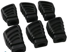 6Pcs Black Drum Rack Rubber Feet Compatible with Drum Hardware Cymbal Stand Rack