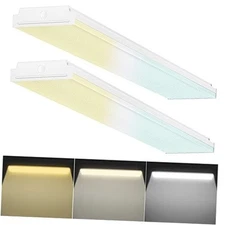  Dimmable 4FT LED Wraparound, 4 Foot LED Light Fixture with 3 Watt/3 3 CCT