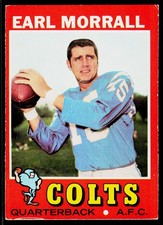 Earl Morrall, 1971 Topps, #242, Baltimore Colts,