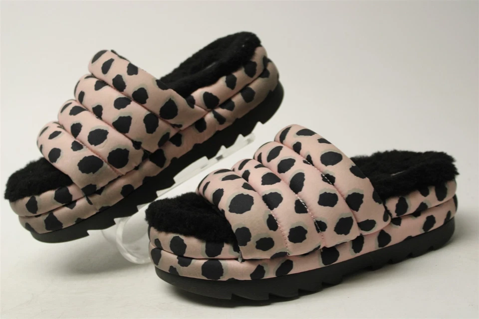 UGG женщин 7 38 макси слайд гепард печать сандалии в горошек тапочки 1127074 - Изображение 2 из 4