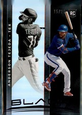 2021 Panini Chronicles #19 Anderson Tejeda Black Purple #/25