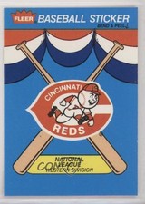 1989 Fleer Team Stickers Inserts Cincinnati Reds #CIN fm0