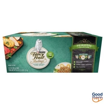 Purina Fancy Feast Medleys with Tuna,Chicken and Turkey Gourmet Wet 3oz/12ct