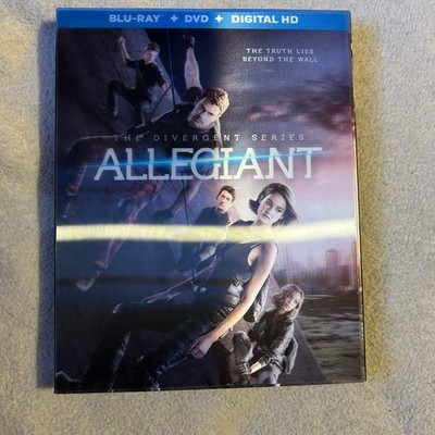 Divergent Series Allegiant Blu-ray DVD 2016 Shailene Woodley Theo James PG-13