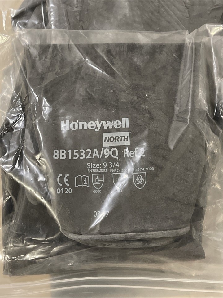 Honeywell North 8B1532A/9Q Glove Box Gloves: 8” Port Size, 15 mil Thick ...