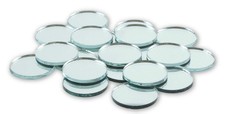 1 inch Small Mini Round Craft Mirrors Bulk 100 Pieces Mirror Mosaic Tiles