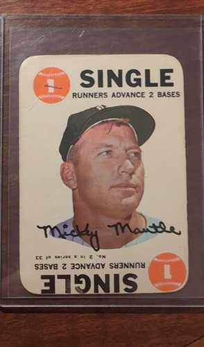 Mickey Mantle #2 1968 Topps Game card