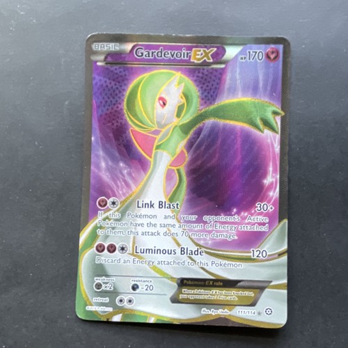 Pokemon Gardevoir EX 170 HP 111/114 XY Steam Siege Ultra Rare Full Art Holo