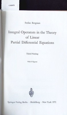 Integral operators in the theory of linear partial differential equations. Ergeb