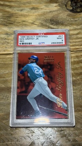 1996 Select Certified #47 Ken Griffey Jr. HOF Red /1800 - PSA 9 - POP 21
