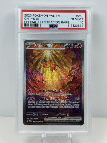 2023 Pokemon PSA 10 Paldea Evolved Chi-Yu ex Special Illustration Rare #259/193