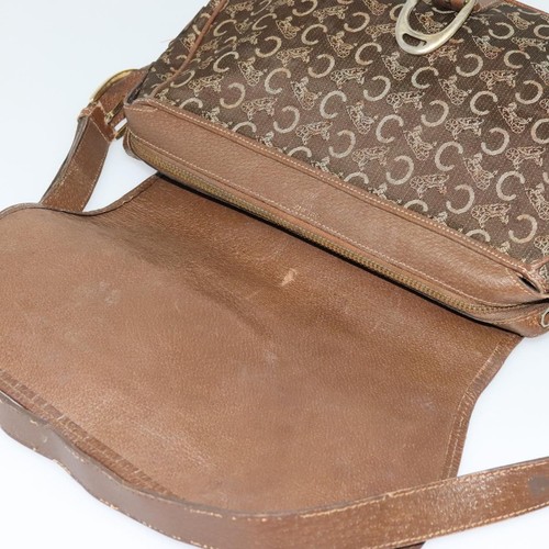 Celine C Sulky Schultertasche Canvas braun authentisch bs23894 - Bild 10 von 22