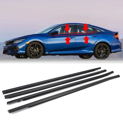 #ad Weatherstrip Window Trim Seal Belt for 2016 2021 Honda Civic Sedan 4 Pcs $44.25