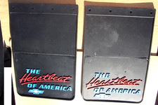 Pr Chevy Heartbeat Truck Mud Flaps Splash Guards 12 X 18 New