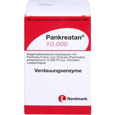 Pankreatan 10.000 Magensaftresistente Hartkapseln 50St - PZN 6889983