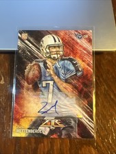 Zach Mettenberger 2014 Topps Fire Rookie Autograph RC #FA-ZM Titans LSU NM-MT