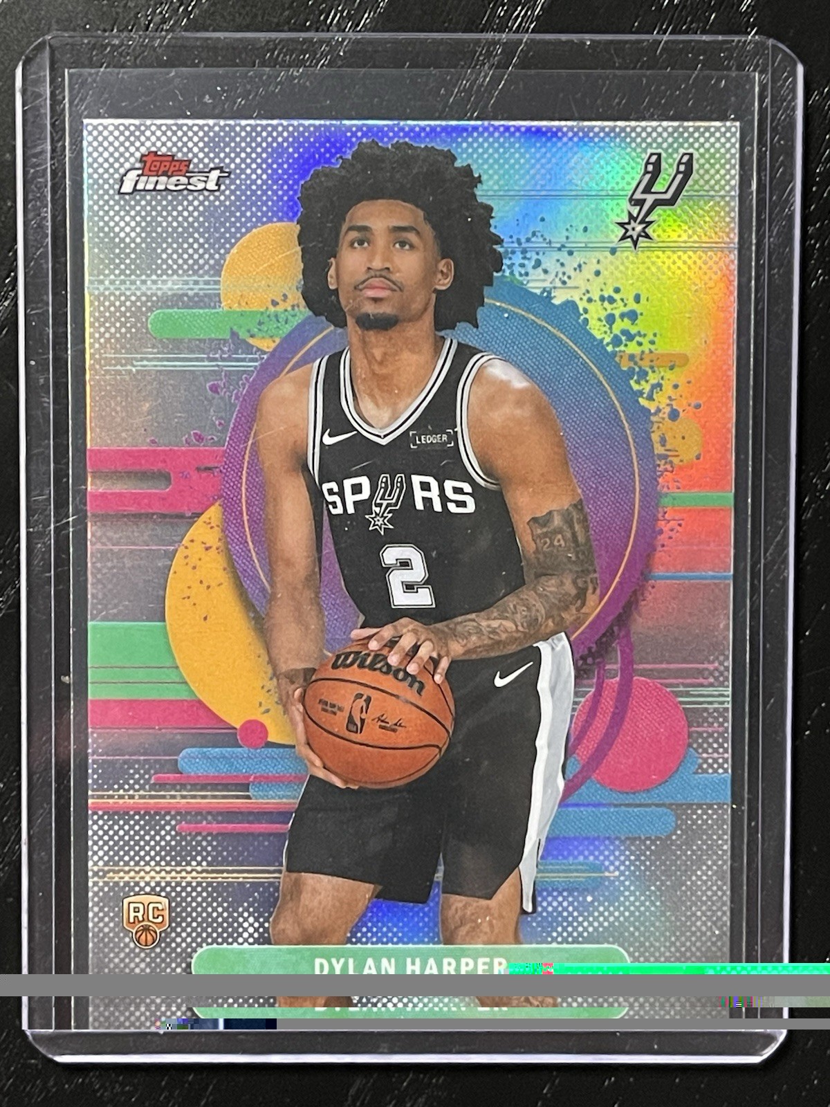 2025-26 Topps Finest Dylan Harper Uncommon Refractor #102 - San Antonio Spurs