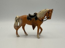 Vintage Cast Iron Western Palomino Horse, Signed JAPAN