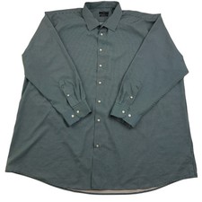 Shaquille O'Neal Men's XLG Shirt Teal Big-Fit Cooling Stretch 19 34/35