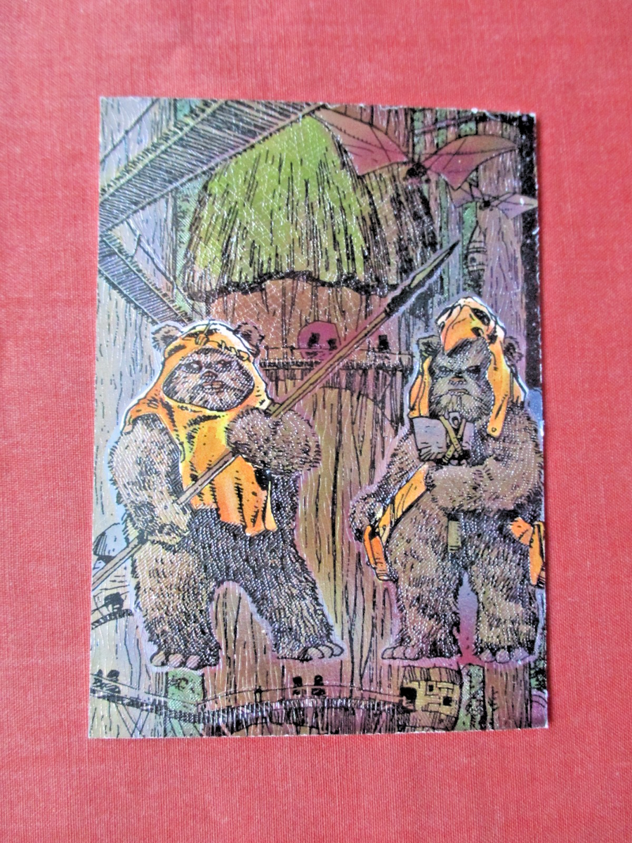1995 Star Wars GALAXY SERIES 3 etched foil INSERT Number 15